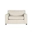 New Classic Furniture Kylo 2 PC Fabric Sofa and Cuddle Chair Set in Natural