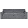 New Classic Furniture Kylo Polyester Fabric 3-Seater Sofa in Ash Gray