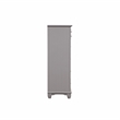 New Classic Furniture Jamestown Wood 5-Drawers Bedroom Chest in Gray