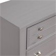 New Classic Furniture Jamestown Wood 5-Drawers Bedroom Chest in Gray
