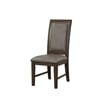 New Classic Furniture Cityscape 5-Piece Solid Wood Dining Set in Walnut