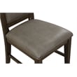 New Classic Furniture Cityscape 5-Piece Solid Wood Dining Set in Walnut