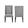 New Classic Furniture Faust 5-Piece Solid Wood Dining Table Set in Gray