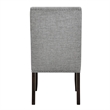 New Classic Furniture Faust 5-Piece Solid Wood Dining Table Set in Gray