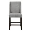 New Classic Furniture Faust 5-Piece Wood Counter Table Set with 4 Chairs in Gray
