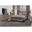 New Classic Furniture Elk River Solid Wood Dressers with Mirror in Rustic White