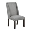 New Classic Furniture Faust 7-Piece Solid Wood Dining Table Set in Gray
