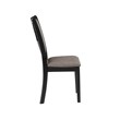 New Classic Furniture Potomac 5-Piece Rectangle Wood Dining Set in Brown/Black
