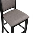 New Classic Furniture Potomac 5-Piece Solid Wood Counter Dining Set Brown/Black