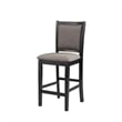 New Classic Furniture Potomac 5-Piece Solid Wood Counter Dining Set Brown/Black