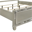 New Classic Furniture Radiance Solid Wood King Bed in Silver