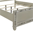New Classic Furniture Radiance Solid Wood Queen Bed in Platinum Silver