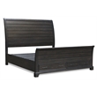 New Classic Furniture Stafford County Solid Wood King Storage Bed in Walnut