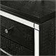 New Classic Furniture Valentine Solid Wood 7-Drawers Vanity in Black