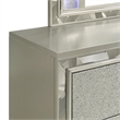 New Classic Furniture Radiance Solid Wood 6-Drawer Dresser in Platinum Silver