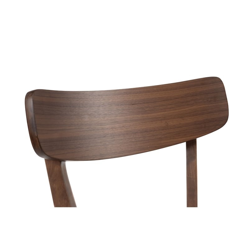 New Classic Furniture Gabby Wood Dining Chairs in Walnut (Set of 2)