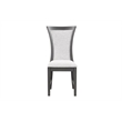 New Classic Furniture Flair Polyester Fabric Dining Chair in Gray (Set of 2)