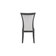 New Classic Furniture Flair Polyester Fabric Dining Chair in Gray (Set of 2)