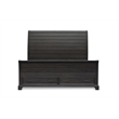 New Classic Furniture Stafford County Solid Wood Cal King Storage Bed in Walnut