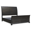 New Classic Furniture Stafford County Solid Wood Cal King Storage Bed in Walnut