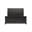 New Classic Furniture Stafford County Solid Wood Queen Storage Bed in Walnut