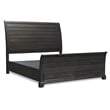 New Classic Furniture Stafford County Solid Wood Queen Storage Bed in Walnut