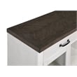 New Classic Furniture Richland Solid Wood Buffet & Sideboard in White/Brown