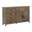 New Classic Furniture Tybee Solid Wood 5-Drawer Dresser in Sand