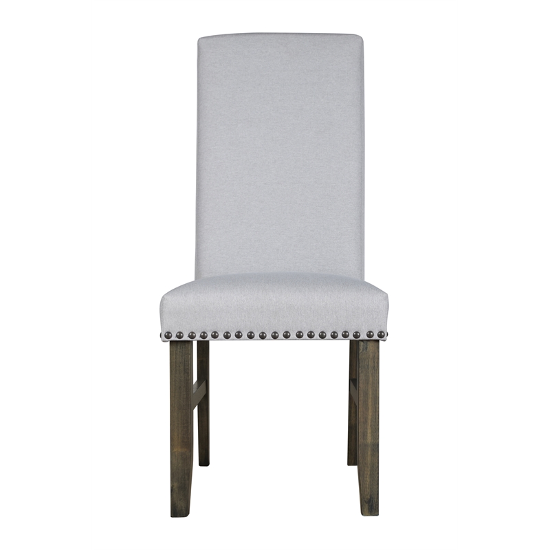 New Classic Furniture Julius Solid Wood Dining Chair in Walnut (Set of 2)