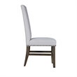 New Classic Furniture Julius Solid Wood Dining Chair in Walnut (Set of 2)