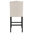 New Classic Furniture Daphne 5-Piece Solid Wood Counter Dining Set in Natural