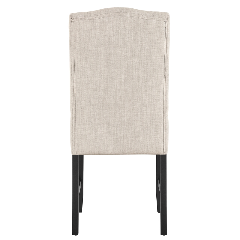 New Classic Furniture Daphne 5-Piece Solid Wood Dining Set in Natural