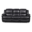 New Classic Furniture Flynn 2-Piece Polyester Manual Sofa & Loveseat Set - Black