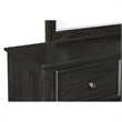 New Classic Furniture Stafford County Solid Wood Dresser with Mirror in Walnut