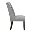 New Classic Furniture Faust Solid Wood Dining Chair in Gray (Set of 2)