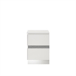 New Classic Furniture Paradox Wood 1-Drawer Bedroom Nightstand in White Gloss