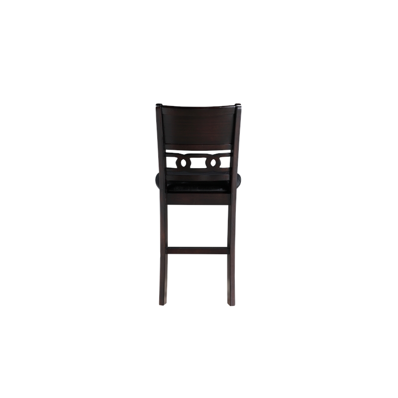 New Classic Furniture Gia Solid Wood Counter Chair in Ebony (Set of 4)