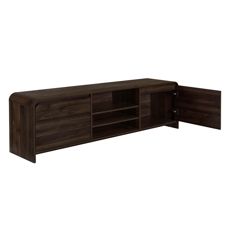 New Classic Furniture Mara Wood TV Console for TVs up to 82