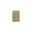 New Classic Furniture Mara Wood 1-Drawer End Table/Bedside Table in Natural