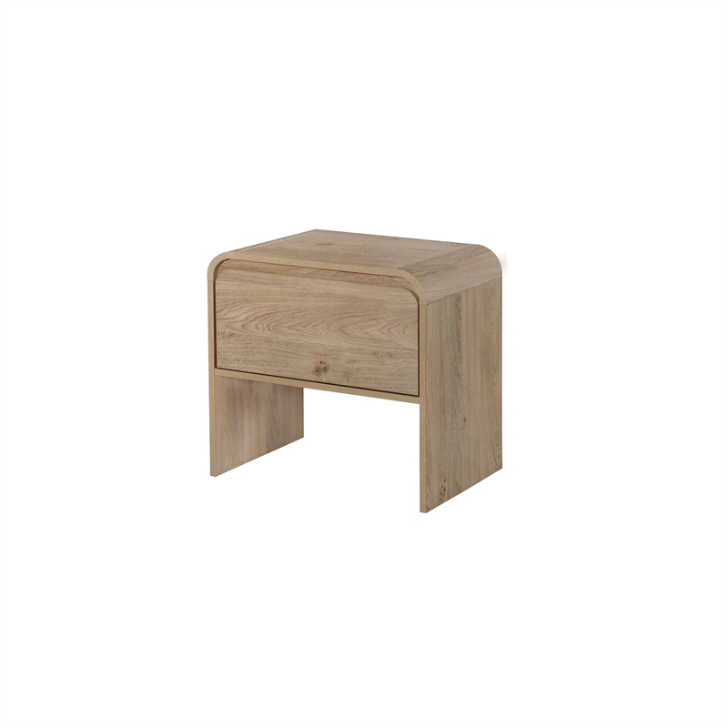 New Classic Furniture Mara 3-Piece Wood Cocktail Table & 2 End Tables in Natural