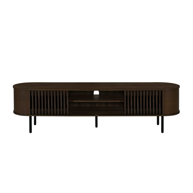 New Classic Furniture Brax Wood TV Console for TVs up to 82