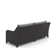 New Classic Furniture Skye 2-piece Fabric Sofa and Coffee Table Set in Gray