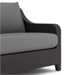 New Classic Furniture Skye 2-piece Fabric Sofa and Coffee Table Set in Gray