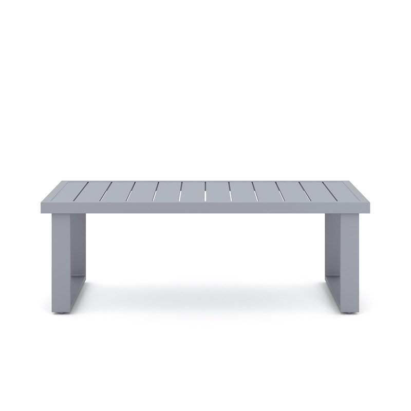 New Classic Furniture Fiji 2-piece Wicker/Fabric Outdoor Sofa Set in Blue