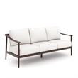 New Classic Furniture Moana 4-piece Metal/Fabric Patio Conversation Set in Ivory