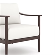 New Classic Furniture Moana 4-piece Metal/Fabric Patio Conversation Set in Ivory