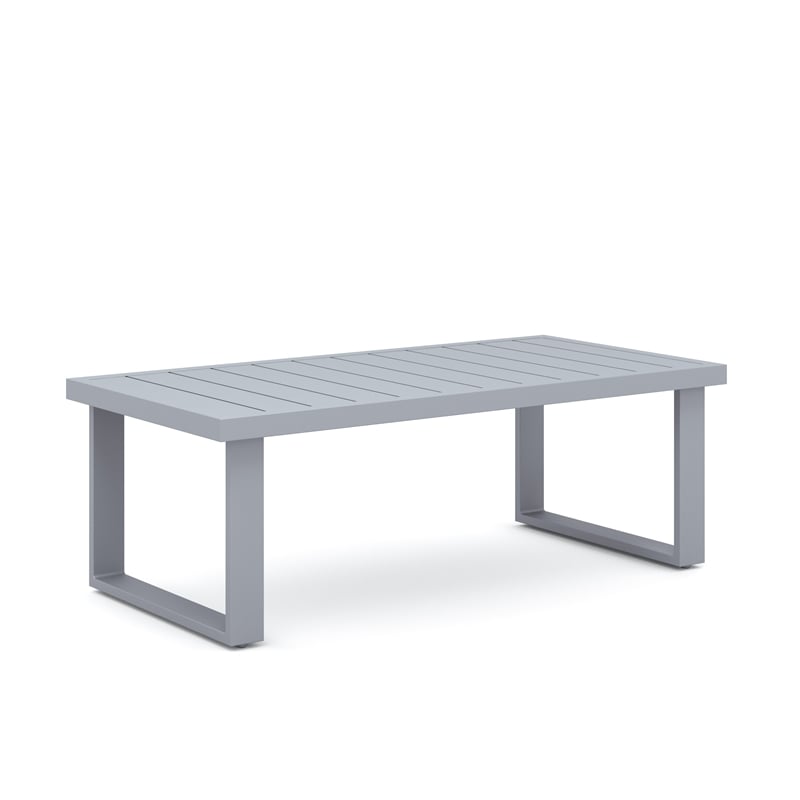 New Classic Furniture Fiji 2-piece Wicker/Fabric Outdoor Sofa Set in Gray