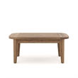 New Classic Furniture Bali Solid Wood Patio Coffee Table in Natural