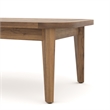 New Classic Furniture Bali Solid Wood Patio Coffee Table in Natural