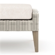 New Classic Furniture Carezza 5-Piece Wood/Wicker Patio Set in Taupe